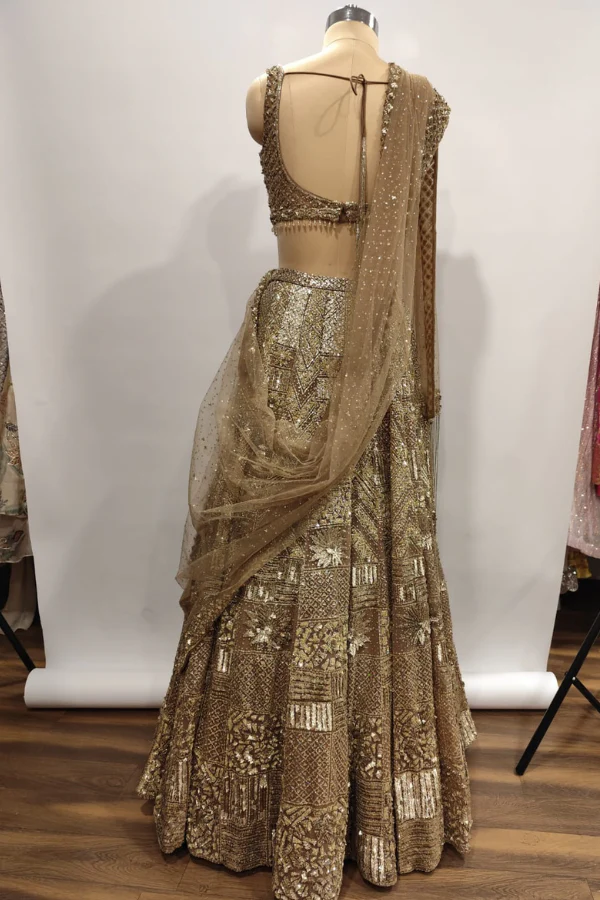 Golden Heritage lehenga set - Image 4