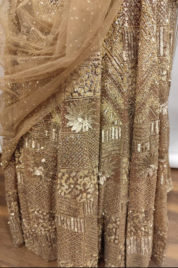 Golden Heritage lehenga set - Image 6