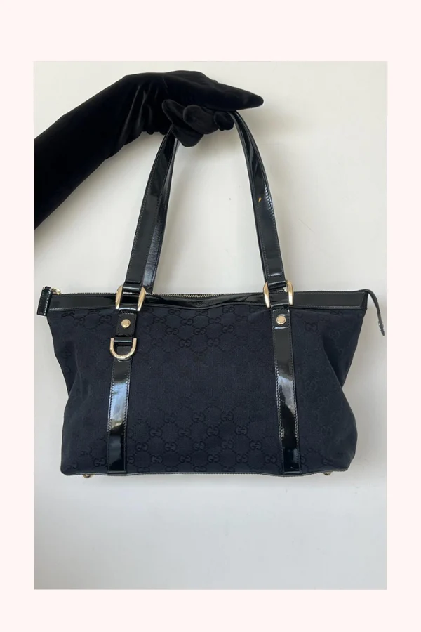 Gucci Canvas Abbey Tote