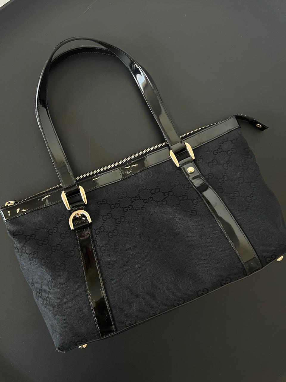 Gucci Canvas Abbey Tote - Image 3