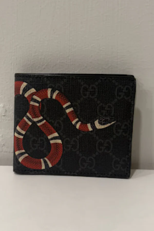 Gucci Kingsnake print bi-fold wallet - Image 4
