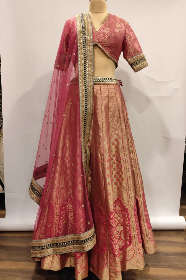 Gulal Banarasi lehenga set - Image 3