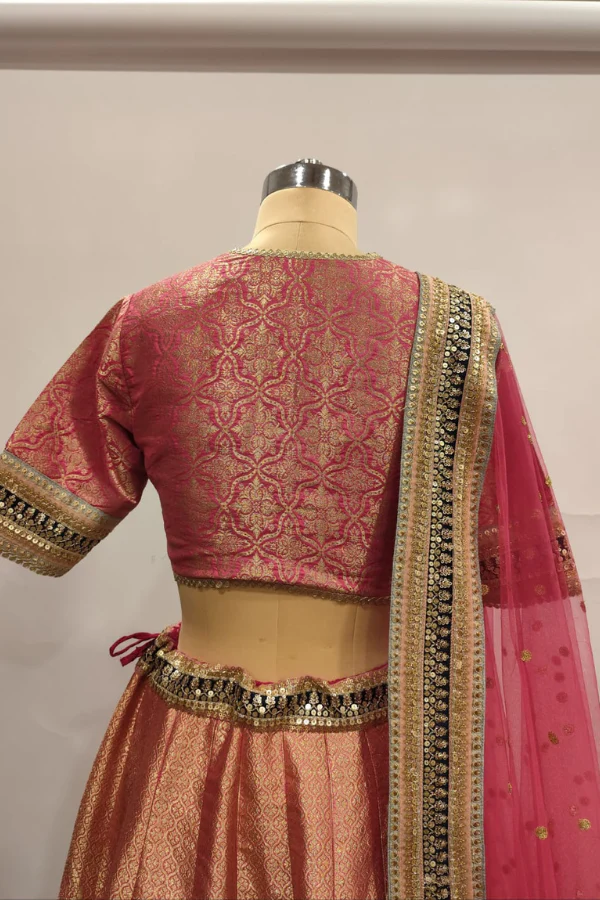Gulal Banarasi lehenga set - Image 5