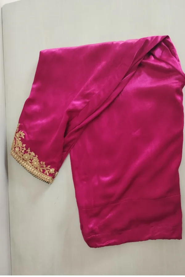 Heena Kochhar Shabri Green Mashroo Kurta Set - Image 6