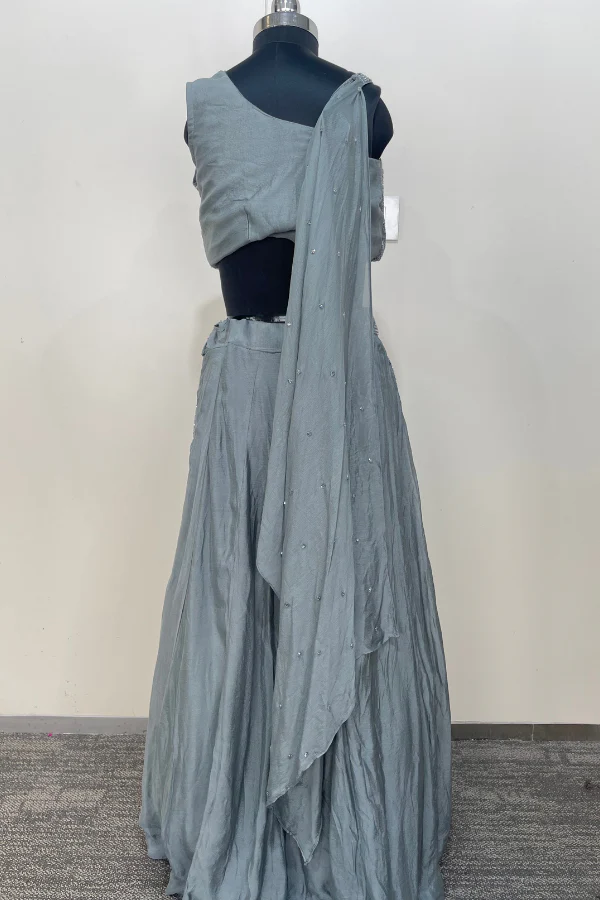 Indo western lehenga set - Image 4
