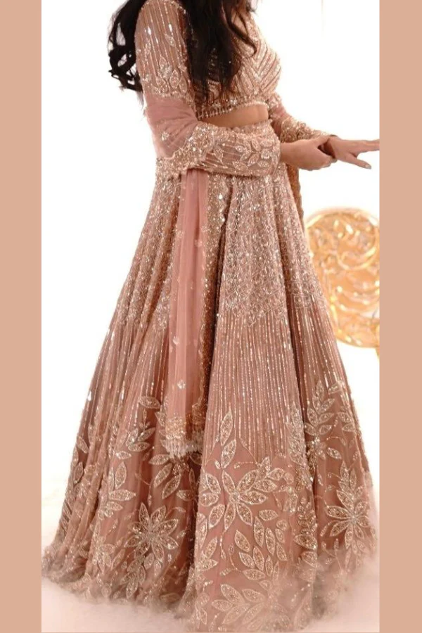 Isa By Dolly Wahal Embellished Bridal Lehenga Set - Image 2
