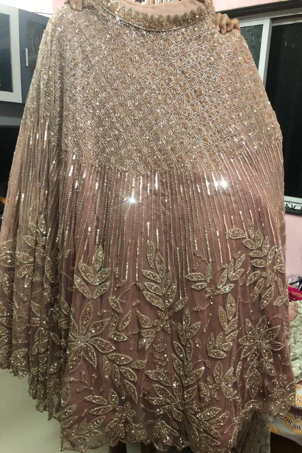 Isa By Dolly Wahal Embellished Bridal Lehenga Set - Image 4