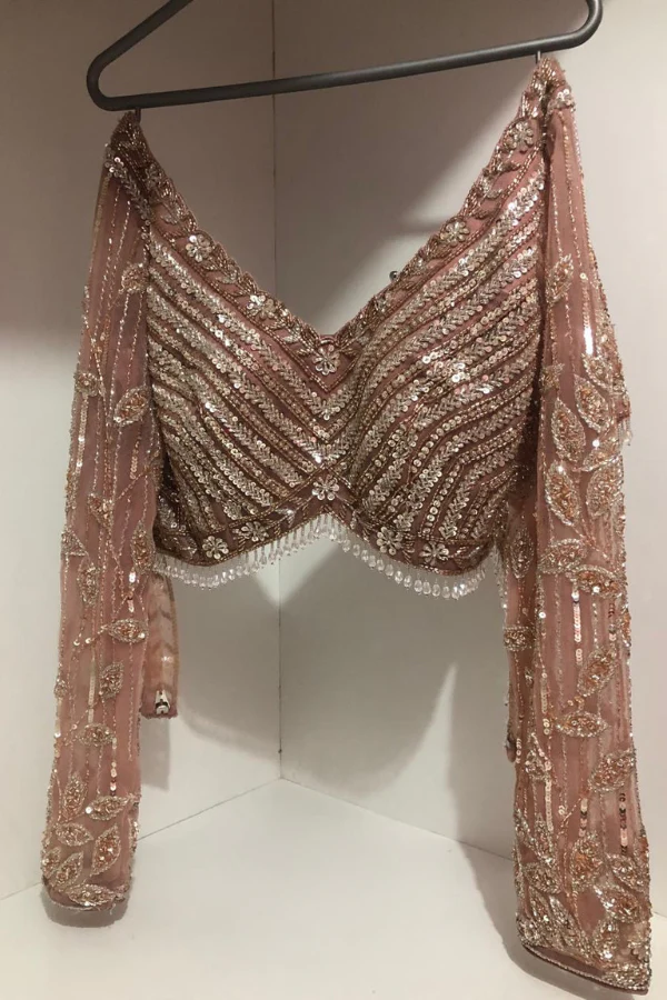 Isa By Dolly Wahal Embellished Bridal Lehenga Set - Image 6