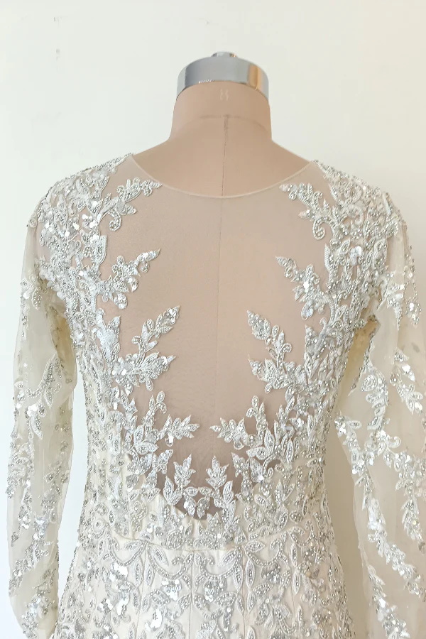 Ivory Cascade Gown - Image 5