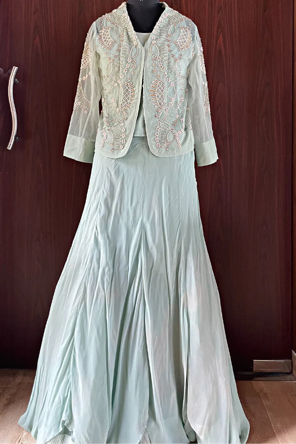 Jacket lehenga set