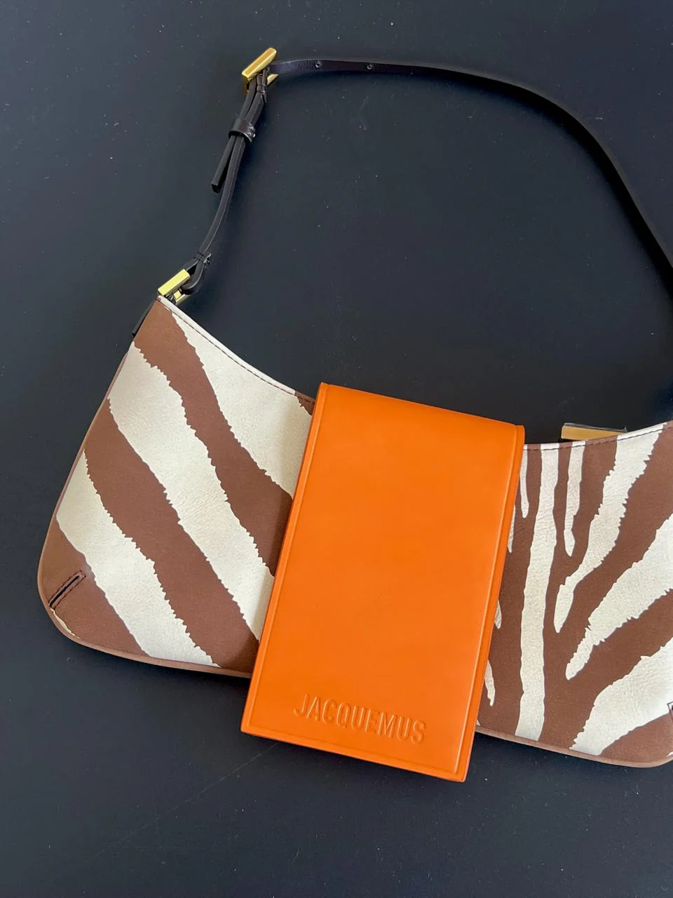 Jacquemus Le Bisou zebra-print leather shoulder bag - Image 13