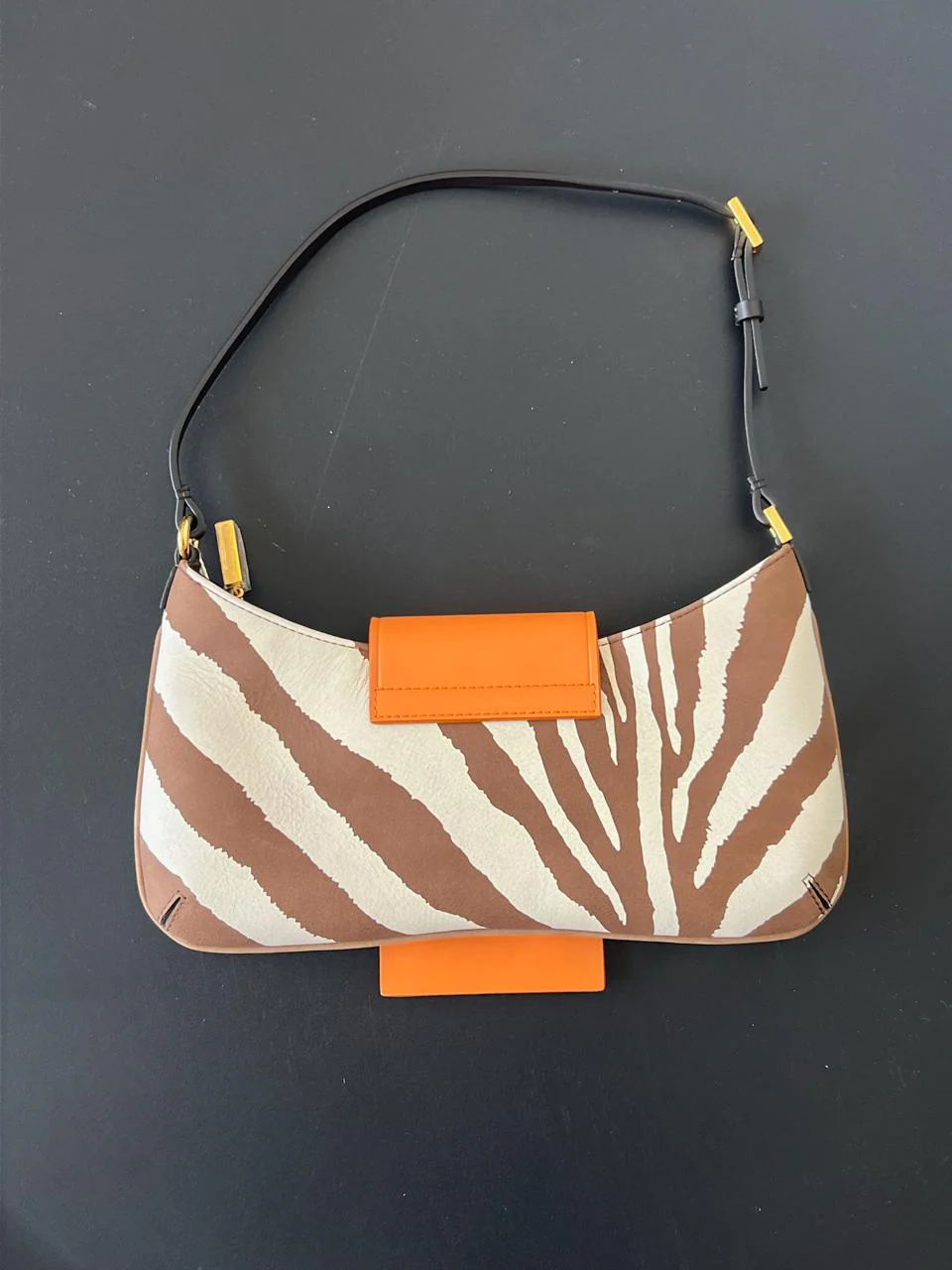 Jacquemus Le Bisou zebra-print leather shoulder bag - Image 14