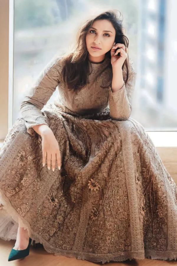 Jade by MK silver embroidered lehenga - Image 2