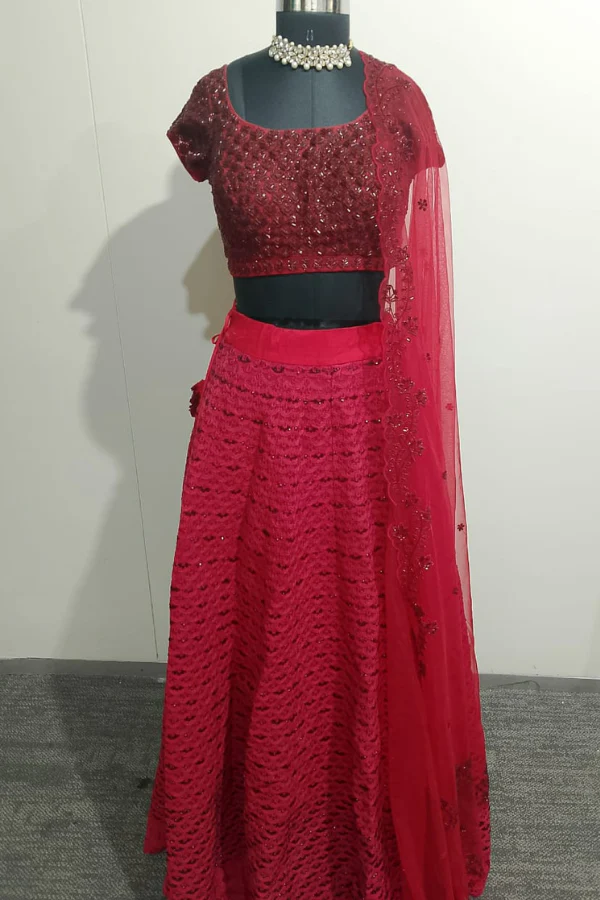 Jade By Monica & Karishma Lehenga Set - Image 3