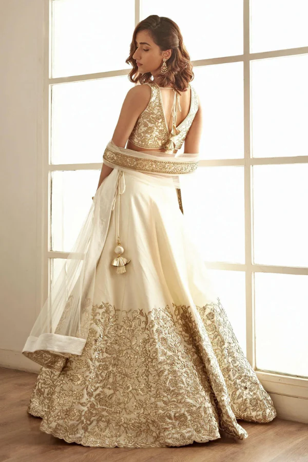Jasmine White lehenga set - Image 4