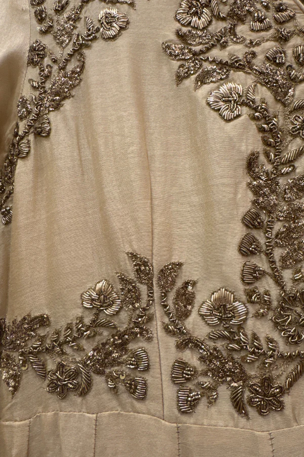 Jayanti Reddy beige silk anarkali - Image 5