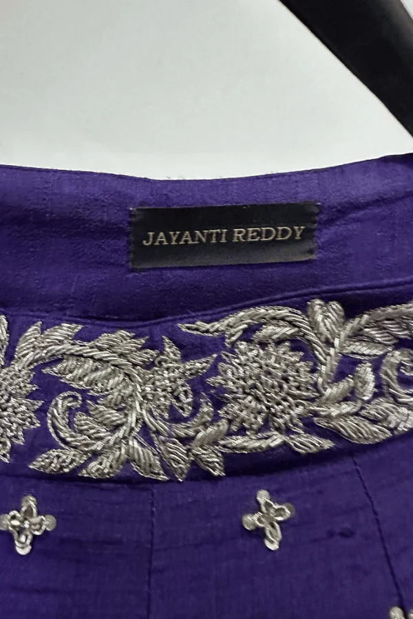 Jayanti reddy purple lehenga - Image 12