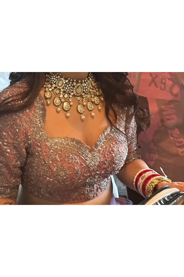 Jayanti Reddy Raw Silk Embroidered Lehenga Set - Image 5