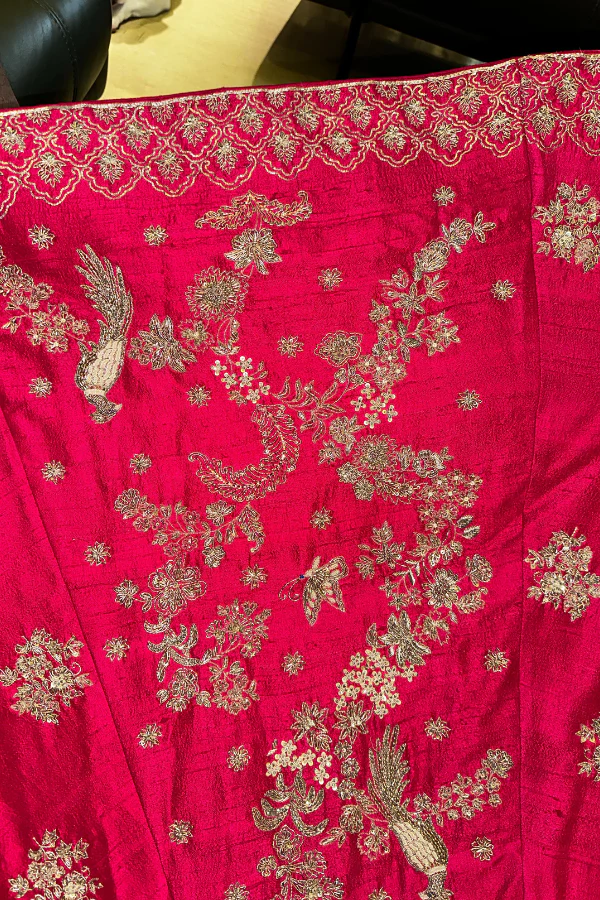 Jayanti Reddy pink embroidered lehenga - Image 4