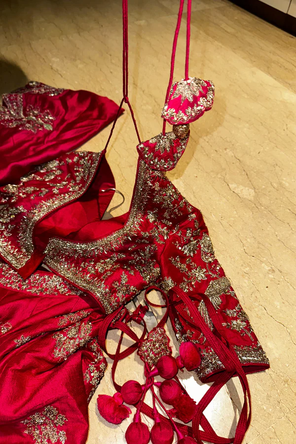 Jayanti Reddy pink embroidered lehenga - Image 5