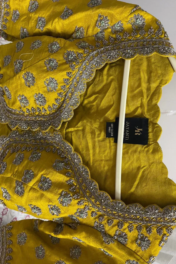 Jayanti Reddy Yellow embroidered lehenga - Image 3