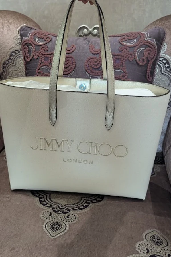 Jimmy Choo Canvas Tote Bag - Image 3