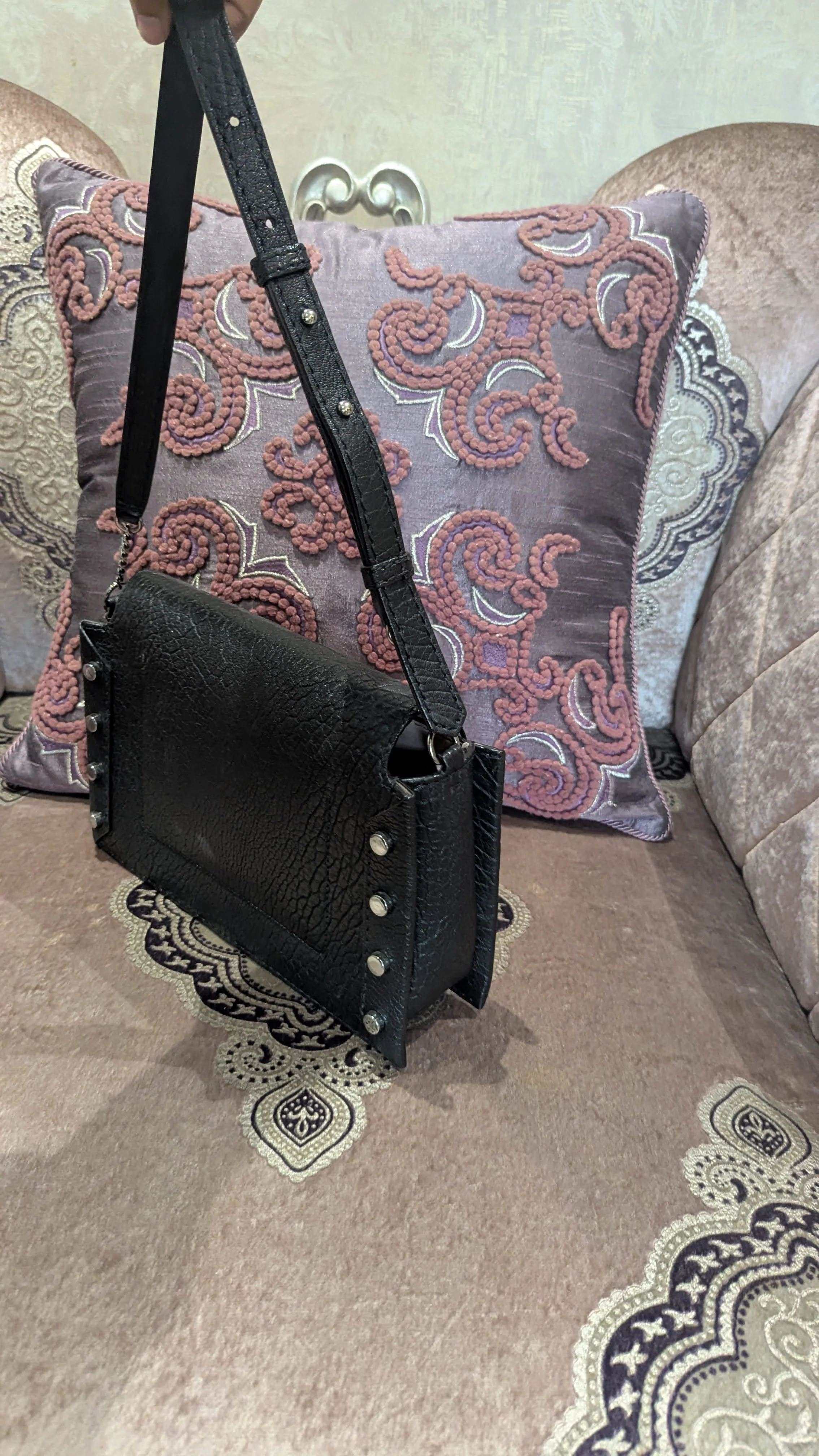 Jimmy Choo Lockett Grainy Leather Shoulder Bag - Image 6