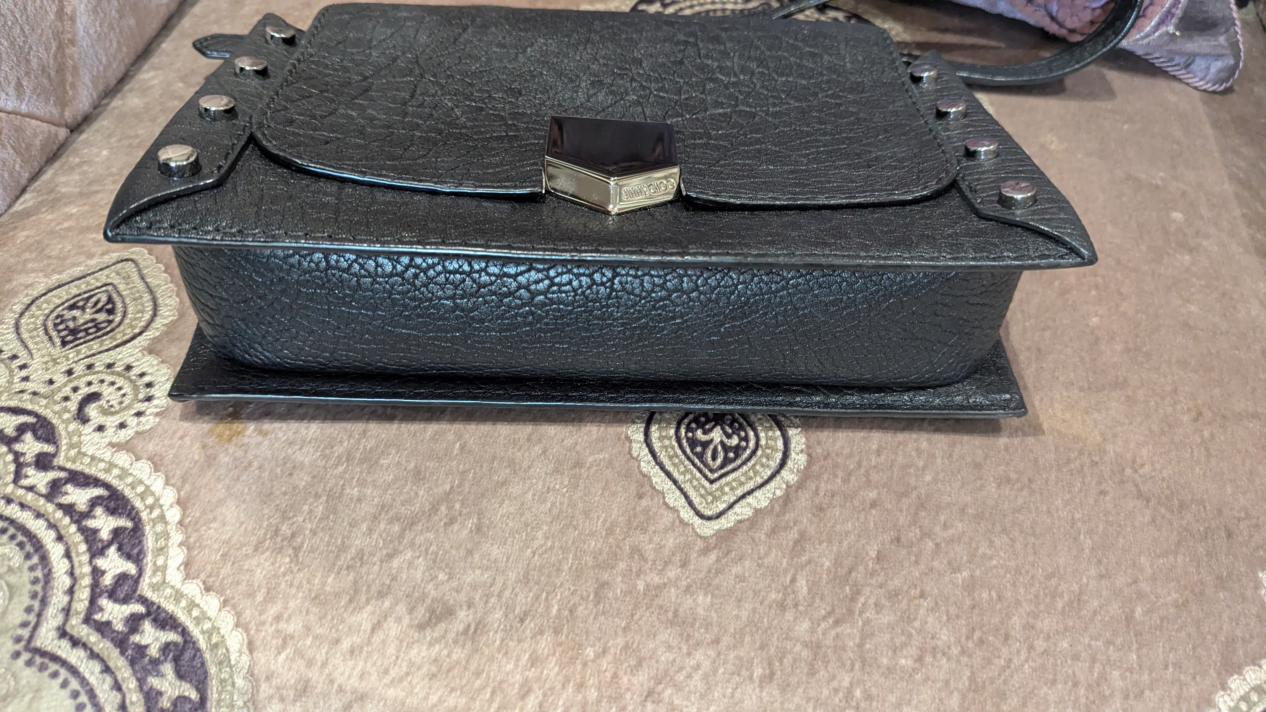 Jimmy Choo Lockett Grainy Leather Shoulder Bag - Image 7