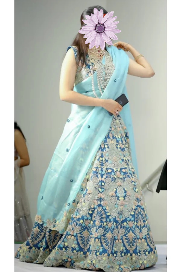 Kalki Fashion Blue lehenga