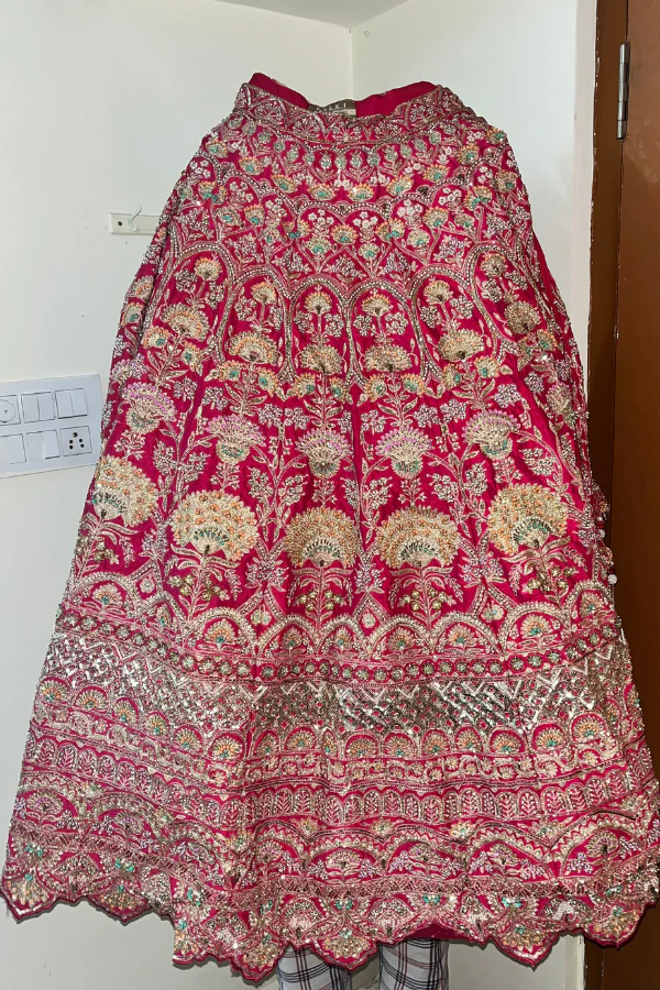 Kalki Rani Pink embroidered Lehenga - Image 2