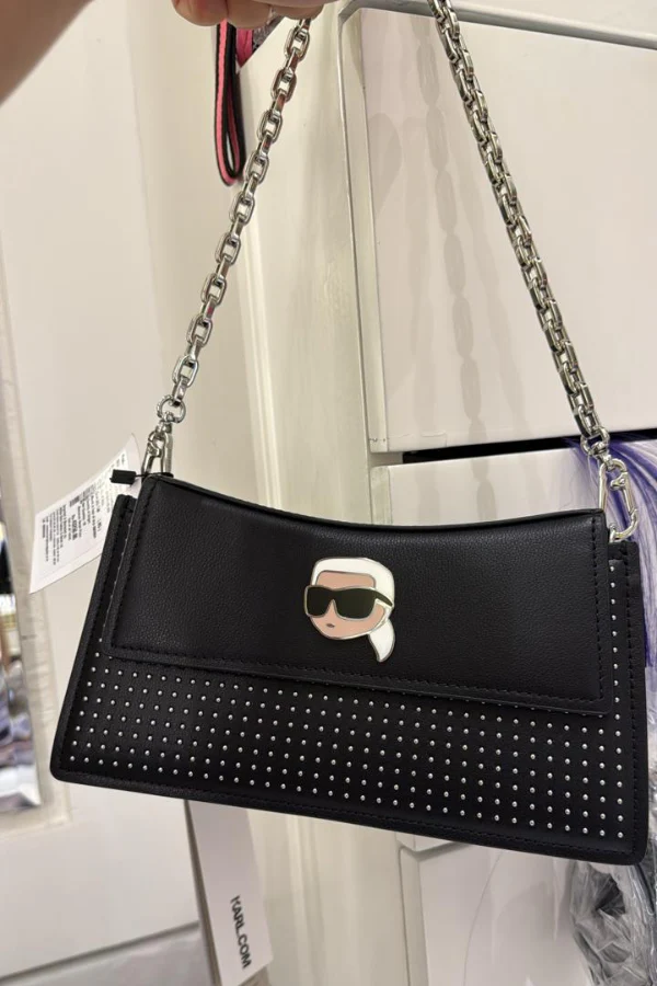 Karl Lagerfeld Women Textured Structured Sling Bag - Image 3