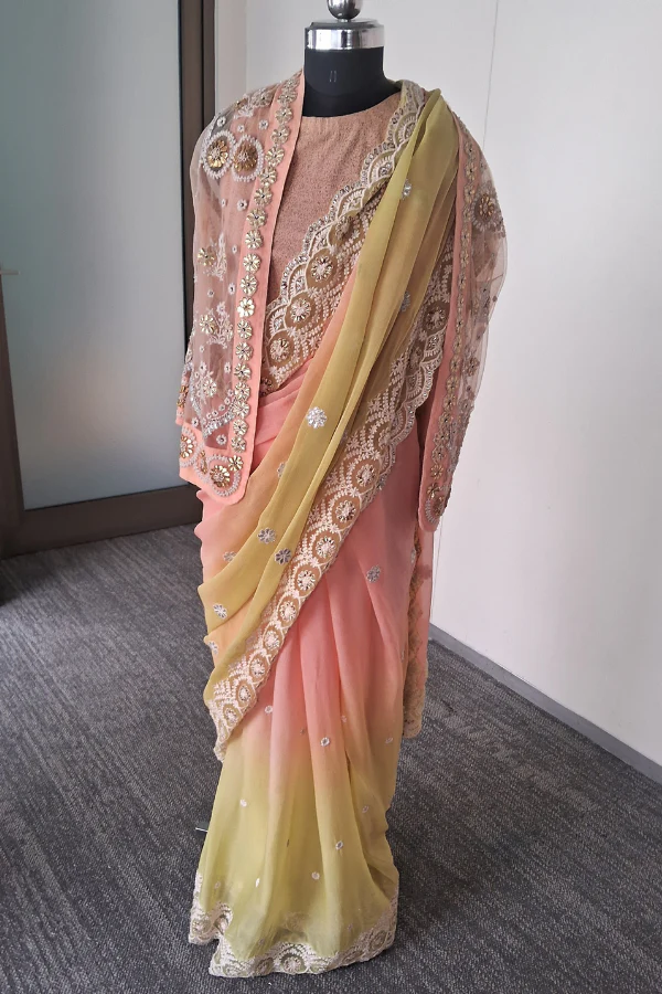 Kavita Bhartia Draped Saree Set - Image 2