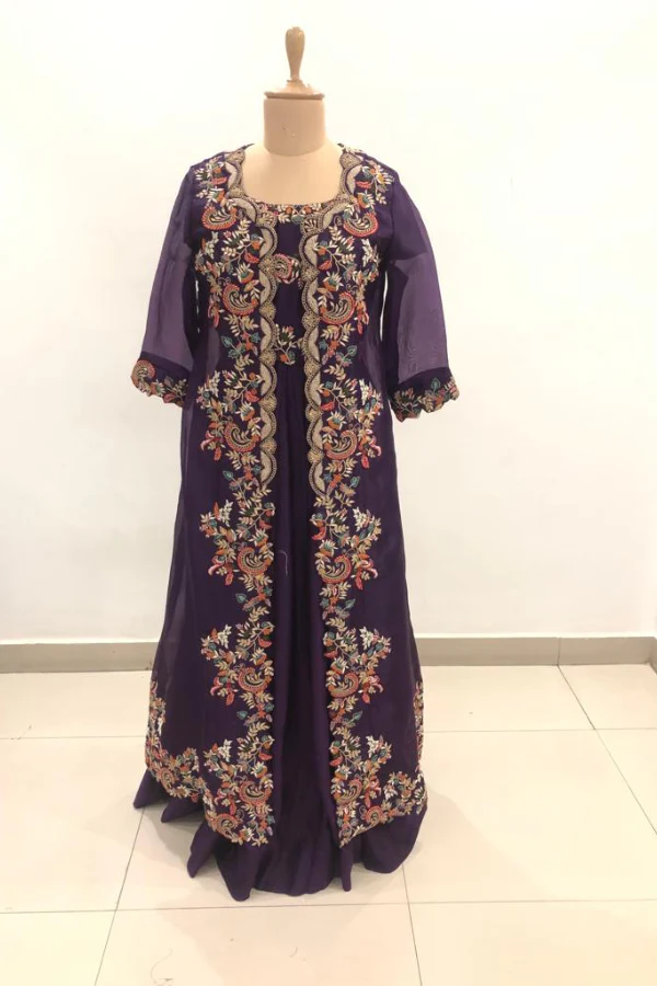 Khusboo bagri Purple Anarkali