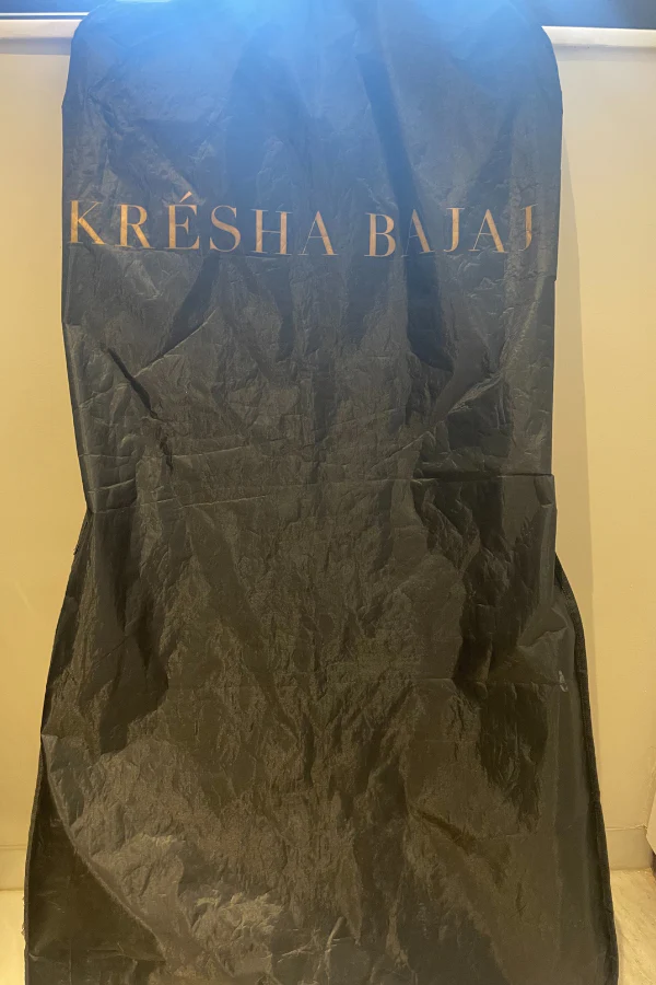 Kresha Bajaj Grey mirror work lehenga - Image 5