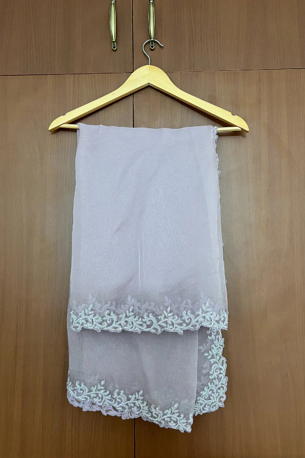 Kresha Bajaj lilac embroidered lehenga set - Image 4