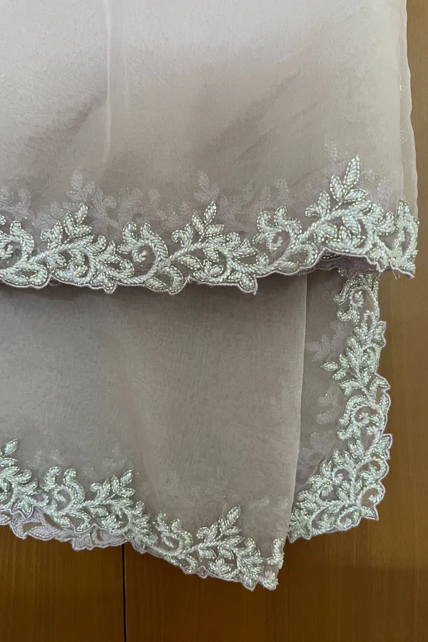 Kresha Bajaj lilac embroidered lehenga set - Image 8