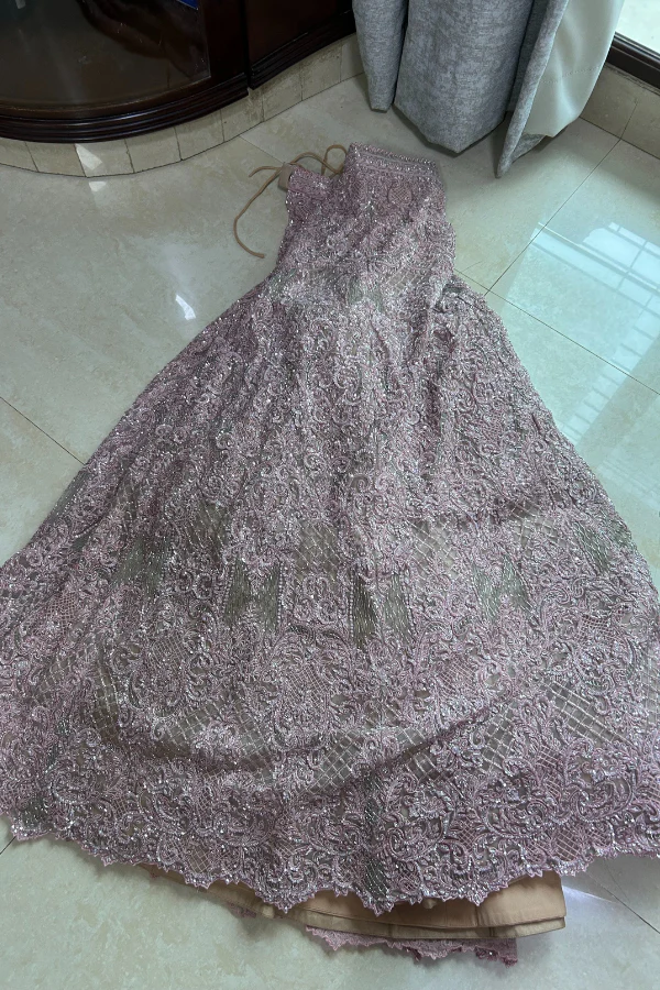 Kresha Bajaj Pink embroidered lehenga - Image 3