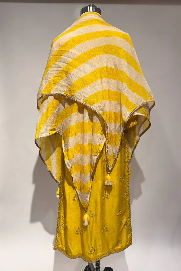 Lachesis Yellow Kurta Set - Image 2
