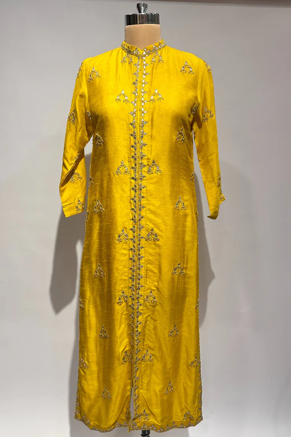 Lachesis Yellow Kurta Set - Image 3
