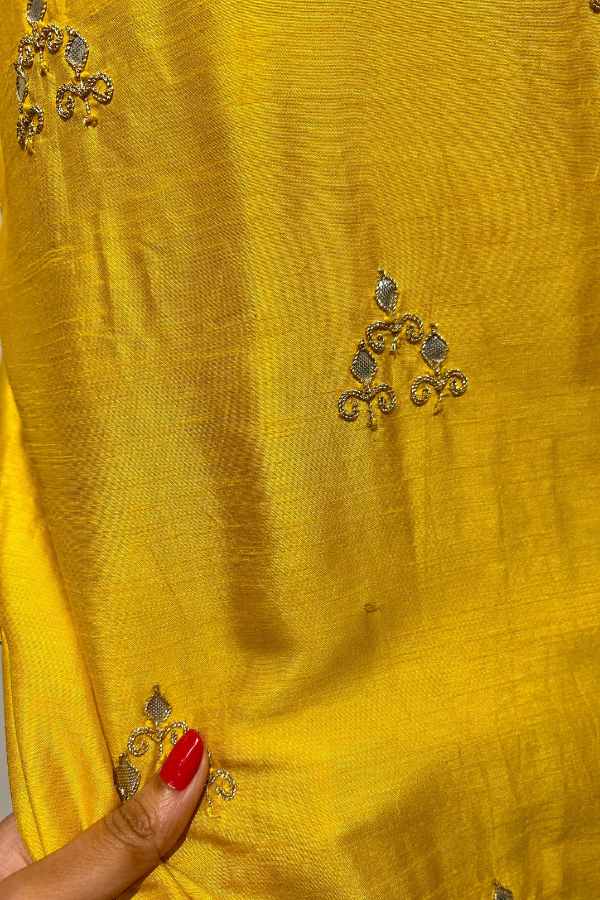 Lachesis Yellow Kurta Set - Image 4