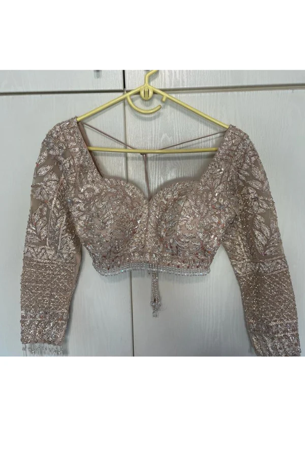 Rose Gold Lehenga set - Image 3
