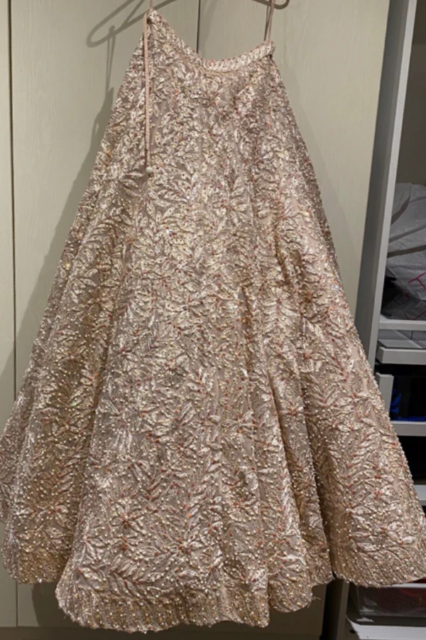 Rose Gold Lehenga set - Image 4