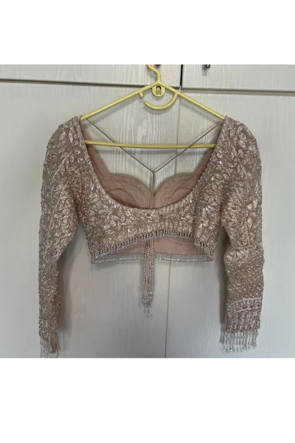 Rose Gold Lehenga set - Image 5
