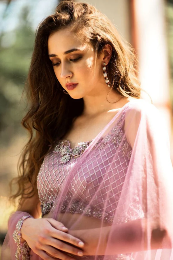 Cushy By Asma Lilac embellished lehenga - Image 3
