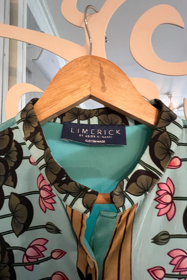 Limerick printed Shirt and short set - Image 5
