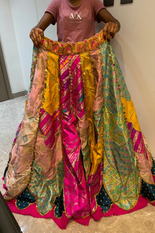 Liz Paul mosaic lehenga - Image 2