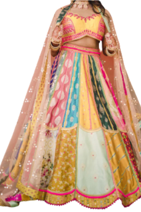 Liz Paul Multi color lehenga - Image 2