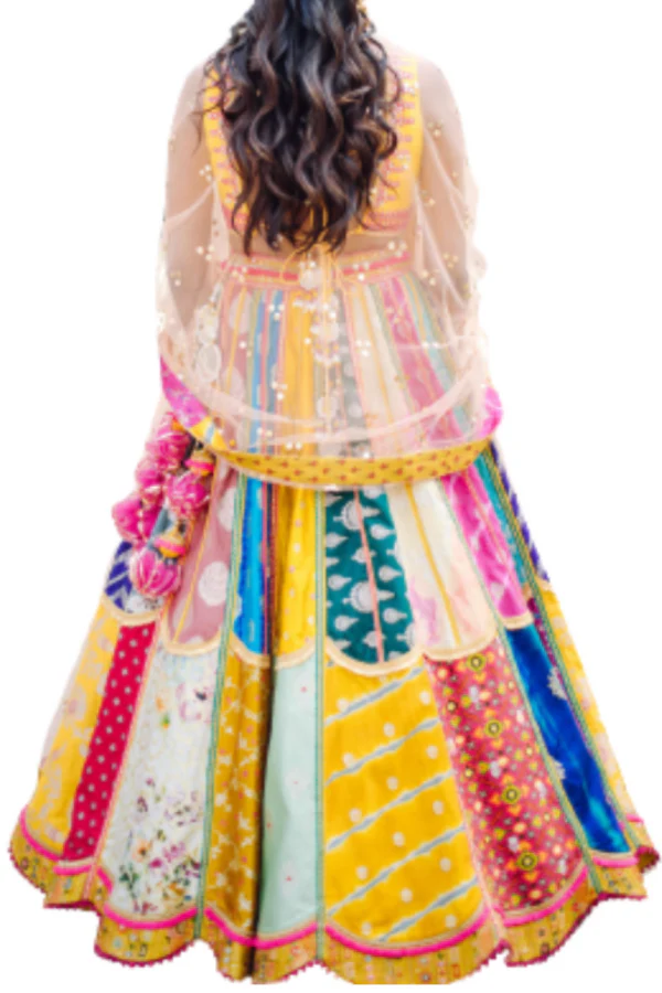 Liz Paul Multi color lehenga - Image 3