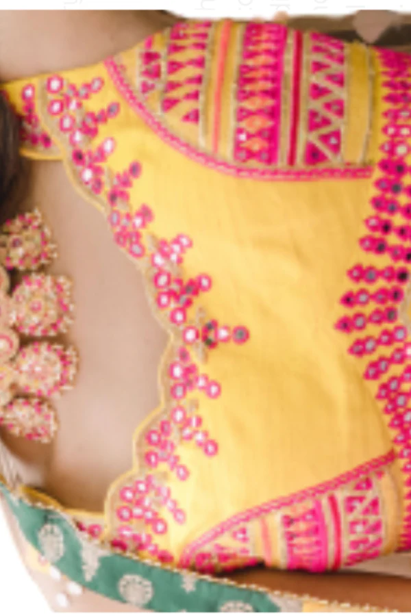 Liz Paul Multi color lehenga - Image 4