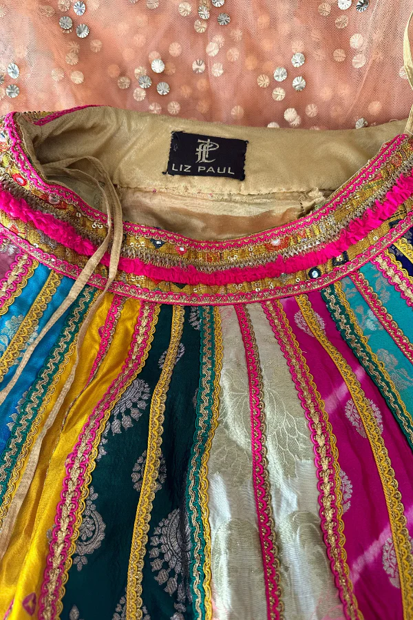 Liz Paul Multi color lehenga - Image 7